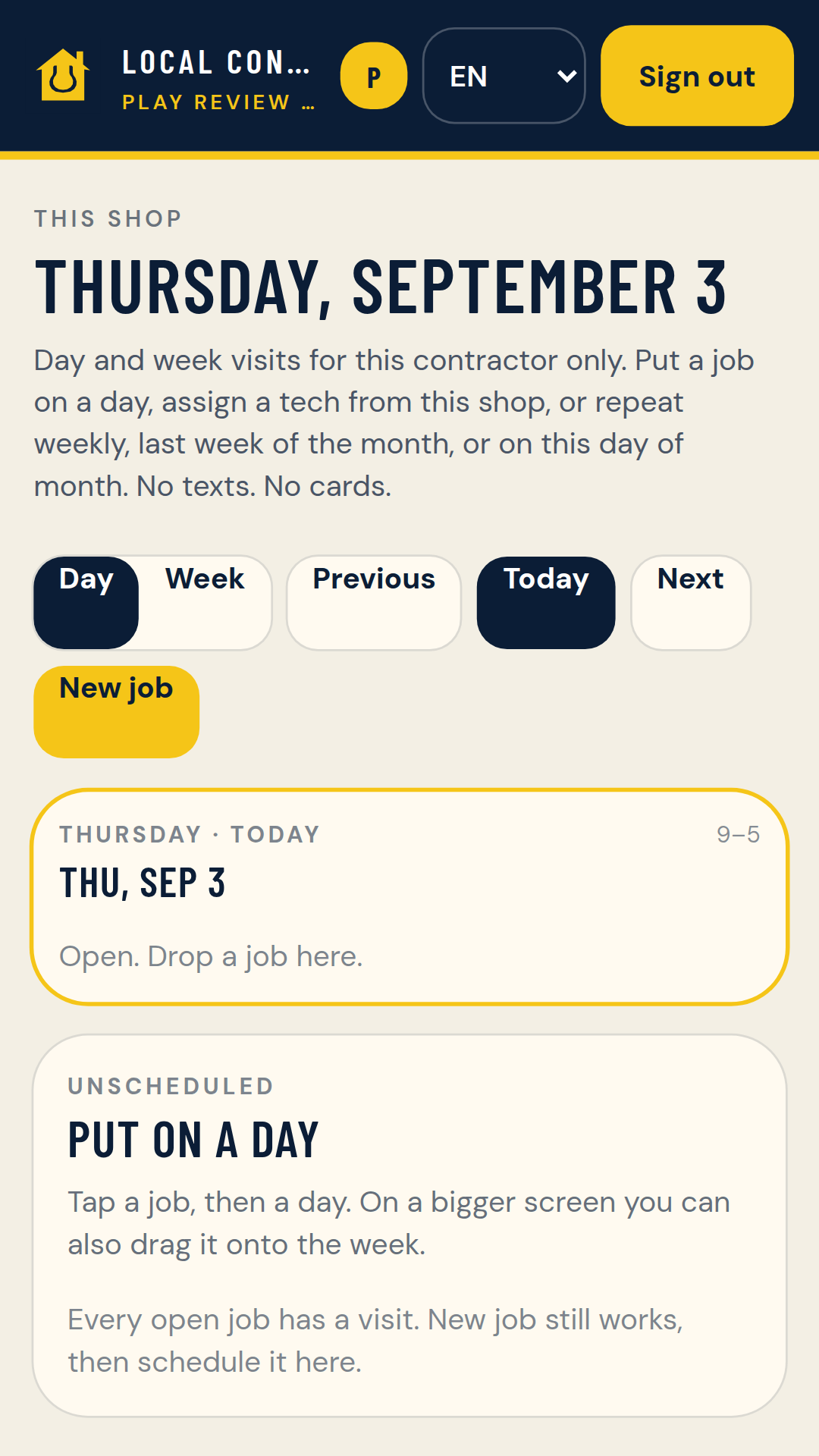 Jobs & Scheduling
